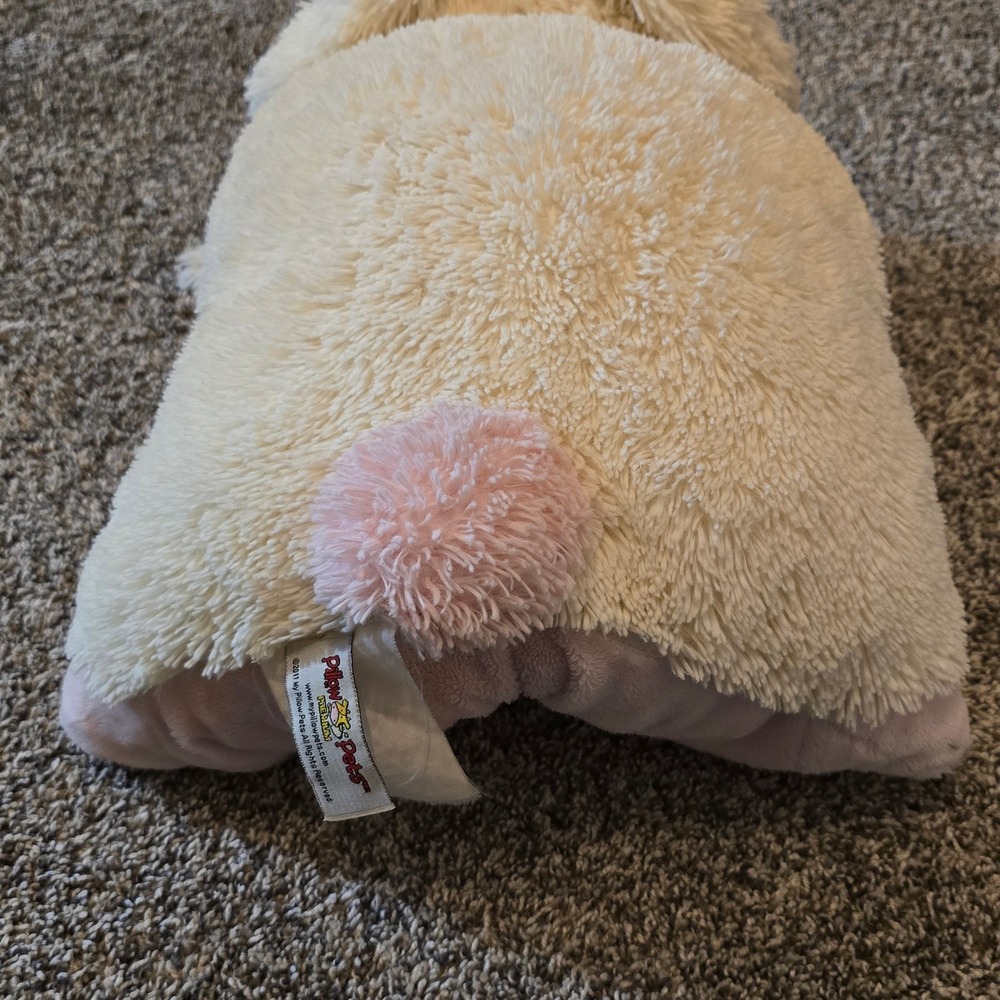 Pillow Pets 2011 Bunny Rabbit Plush Stuffed Animal Unisex Large Polka Dot Ears - Picture 6 of 16